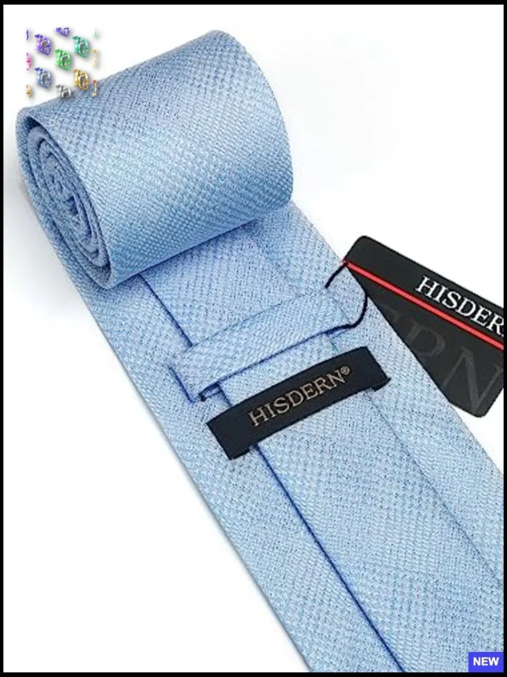 Classic Woven Formal Necktie Pocket Square Set Elegant Wedding Party